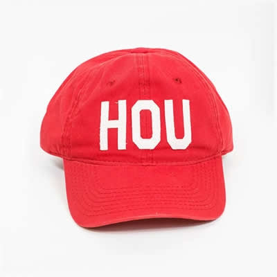 HOU Red and White Hat